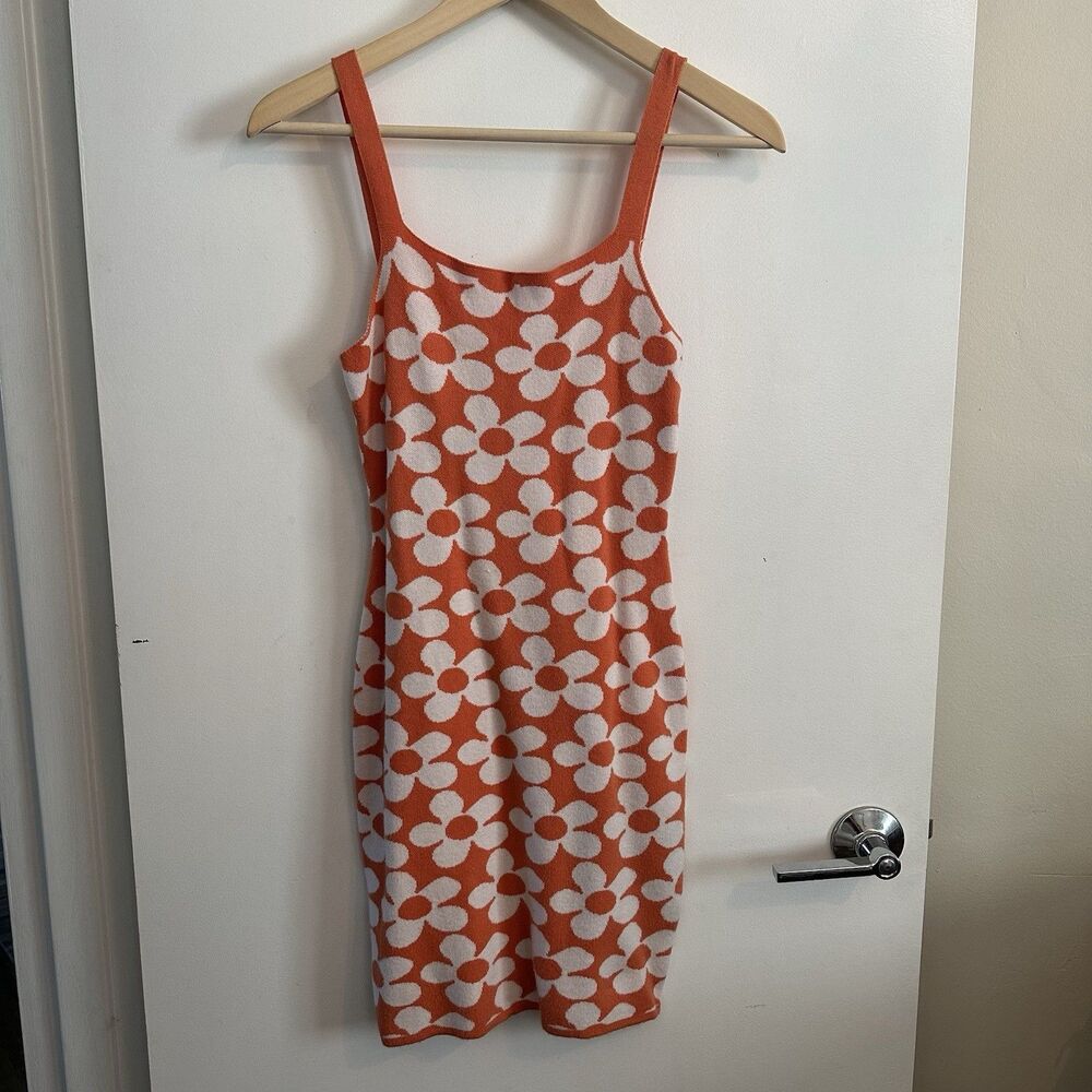 Princess Polly Women’s Floral Knit Dress Size M/L Sweater Dress